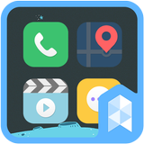 Simple Space Launcher theme biểu tượng