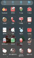 Cute Santa Launcher Theme syot layar 3