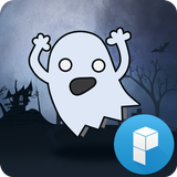 Little Ghosts Launcher Theme icône