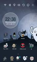Little Ghosts Launcher Theme Affiche