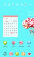 Sweet Candy Launcher Theme Affiche
