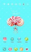 Sweet Candy Launcher Theme capture d'écran 1