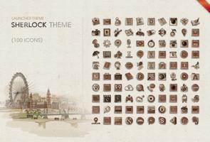 Sherlock live Launcher Theme-poster