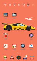 Speed Racing Car Theme ảnh chụp màn hình 1