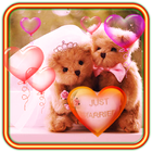 Valentine Bears live wallpaper ícone