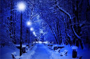 برنامه‌نما Winter Night live wallpaper عکس از صفحه