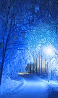 برنامه‌نما Winter Night live wallpaper عکس از صفحه