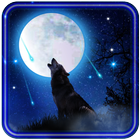 Wolf Moon Song live wallpaper icône