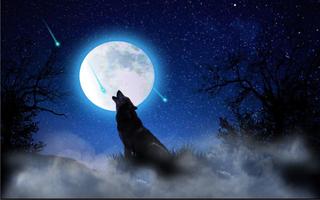 Волк Луны Песня живые обои скриншот 2
