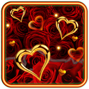 Rose Gold Hearts LWP APK