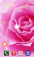 Roses Pink live wallpaper पोस्टर