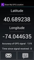 Share My GPS Location โปสเตอร์