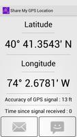 Share My GPS Location ภาพหน้าจอ 1
