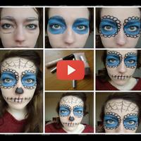 100+ Skeleton Makeup Video plakat