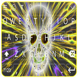 Flambe Skull Keyboard 3D Tech