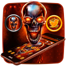 Dark Evil Skull Theme aplikacja