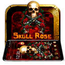 Skull Rose Fire Theme APK