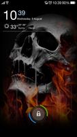 Lock Screen Skull Wallpapers QHD capture d'écran 1