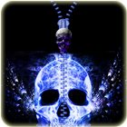 Skull Zip Screen Lock icône