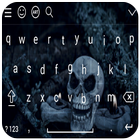 Death Gun skull Keyboard-icoon