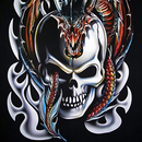 skulls and dragons wallpapers APK