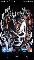 skulls and dragons wallpapers syot layar 1