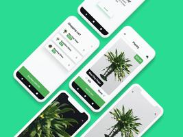 Poster Plantly. Buy plants [App concept]