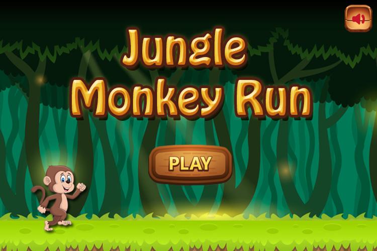 Jungle Monkey Run. Monkey Run. Best Monkey in the Jungle.