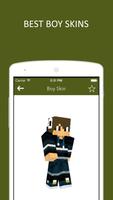 3D Boy Skins for Minecraft PE Poster