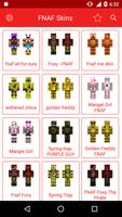 Skins FNAF for MCPC & PE poster