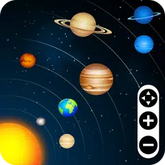 Sky Map View: Solar System, Star Tracker Real Time