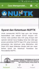 Cek NUPTK 2020 APK download