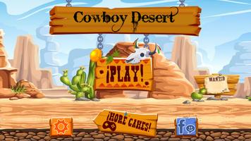 Cowboy Desert Affiche