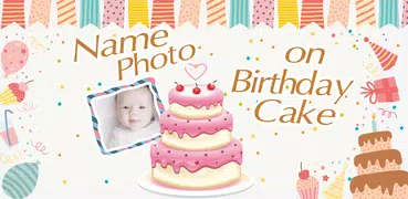 Name Photo On Birthday Cake