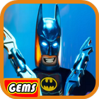 Gemstreak@ LEGO Super Bat Heroes Zeichen
