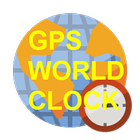 GPS WORLD CLOCK 세계시간 ไอคอน