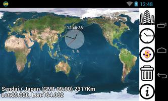 GPS WORLD CLOCK 세계시간 स्क्रीनशॉट 1