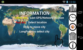 GPS WORLD CLOCK 세계시간 capture d'écran 3