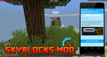 Skyblock Survival Mod MCPE اسکرین شاٹ 1