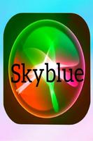 skyblue Plakat