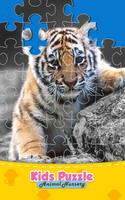 Animal Jigsaw Puzzle Kids Game Affiche