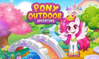 Pony Play Town: Fun Kids Games Affiche