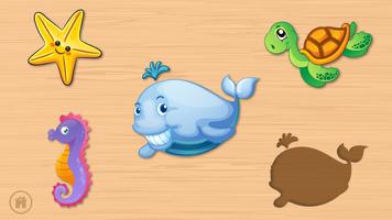 Kids Puzzles Animals Vehicles captura de pantalla 1