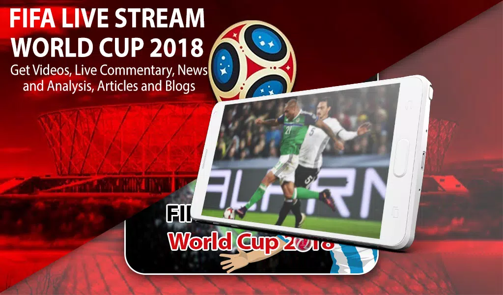 Descarga de APK de Copa Mundial de fútbol 2018 vivo Rusia para Android