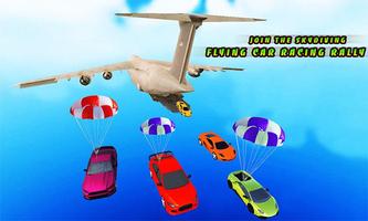 Skydiving Flying Car Air Race 3D स्क्रीनशॉट 1