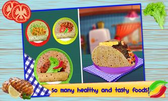 Mexican Food Cooking Game syot layar 3