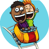 Roller Coaster Ferris Wheel Simulator-Kid Carnaval icône