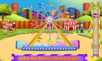Roller Coaster Ferris Wheel Simulator-Kid Carnaval capture d'écran 3