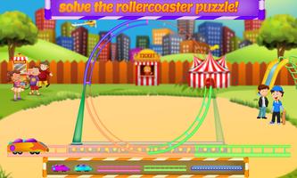 Roller Coaster Ferris Wheel Simulator-Kid Carnaval capture d'écran 2