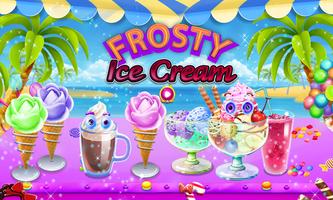 Summer Frosty Ice Cream Maker: Crazy Chef Affiche